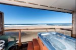 Oceanside Escape, Private Hot Tub on Beachfront Balcony